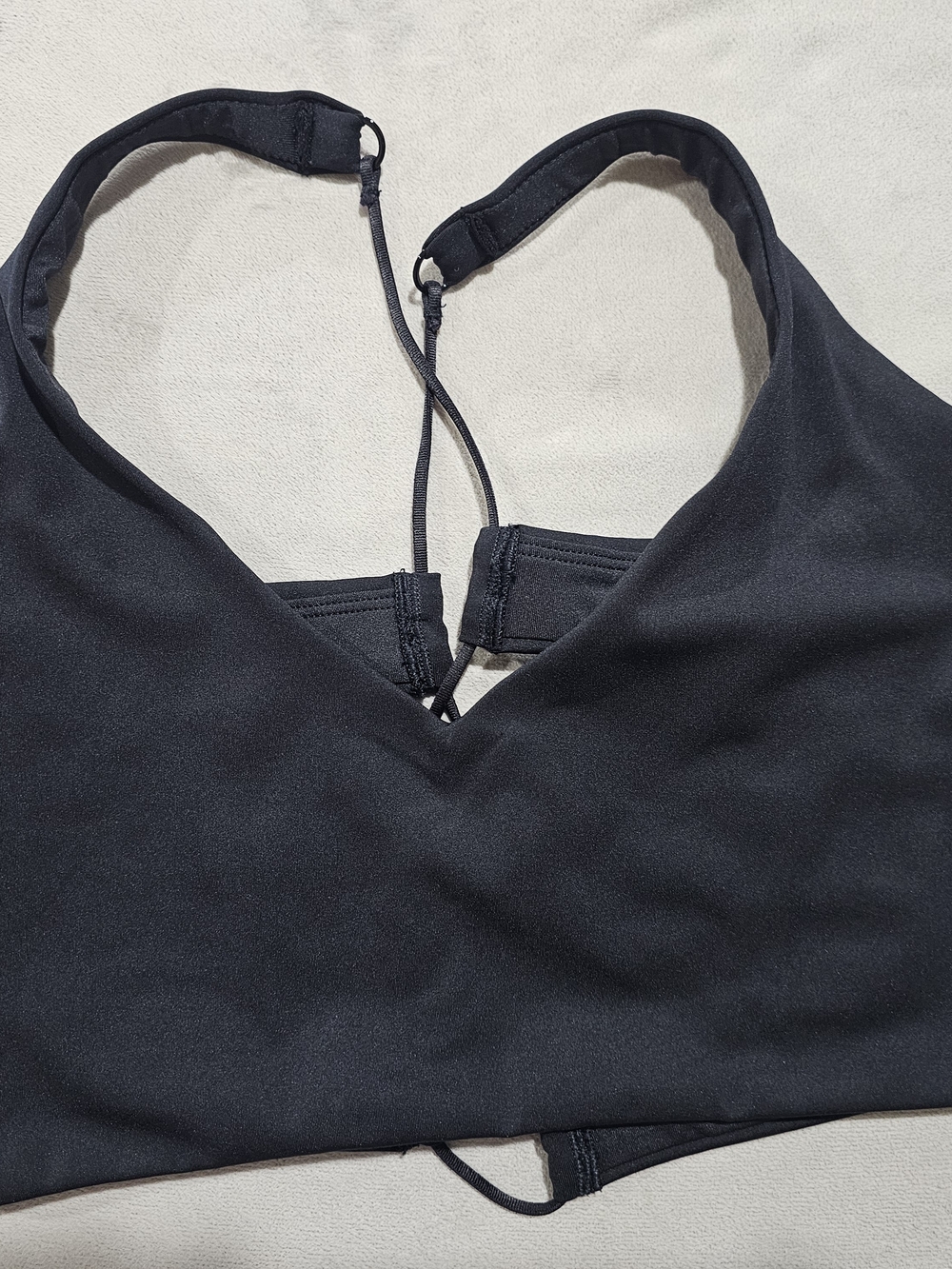 Black V-Neck Bralette - Women's Intimates
